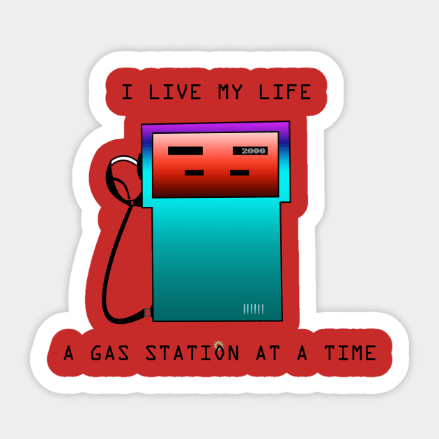 Gas Station Sticker by momomoma